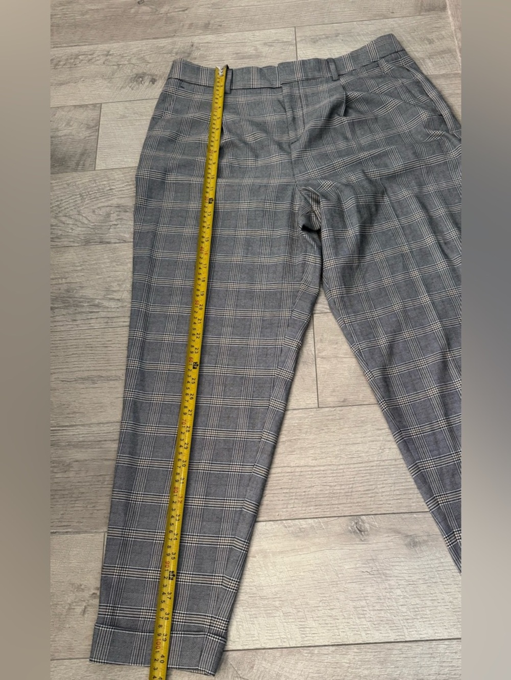 Banana Republic Gray Glen Plaid Women’s Dress Pants - Picture 5 of 7